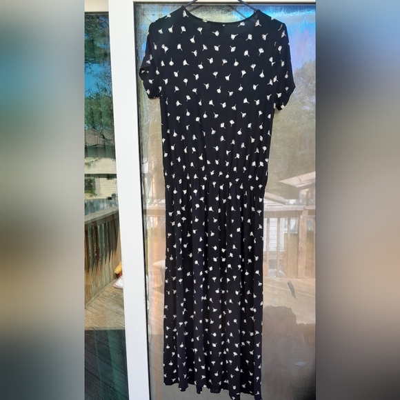 J. Jill Womens S/P Black and White Patterned Dress EUC - Picture 2 of 3